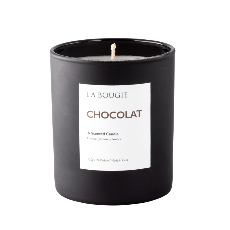 Bougie Parfumée Fait Main Au Chocolat Au Lait - Cire De Soja, Durée ~25h, Fabriquée En France (2023)